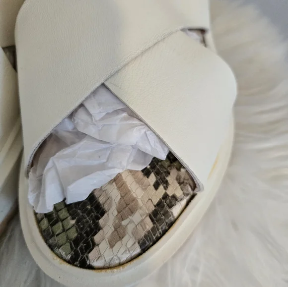 AGL Maya Criss Cross Platform Leather Sandal - Picture 4 of 10